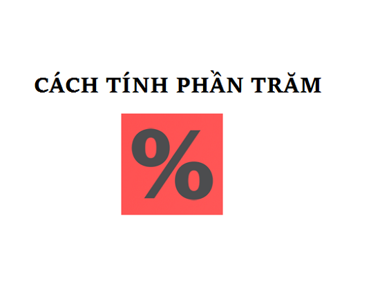 Cách tính phần trăm tiền (%)