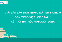 Bài 1: Bầu trời trong mắt em trang 9 SGK Tiếng Việt lớp 3 tập 2 Kết nối tri thức với cuộc sống>