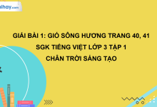 Bài 1: Gió sông Hương trang 40, 41 SGK Tiếng Việt 3 tập 1 Chân trời sáng tạo>