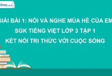 Bài 1: Mùa hè của em trang 11 SGK Tiếng Việt lớp 3 tập 1 Kết nối tri thức với cuộc sống>