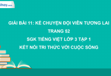 Bài 11: Kể chuyện Đội viên tương lai trang 52 SGK Tiếng Việt 3 tập 1 Kết nối tri thức với cuộc sống>