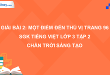 Bài 2: Một điểm đến thú vị trang 96 SGK Tiếng Việt 3 tập 2 Chân trời sáng tạo>