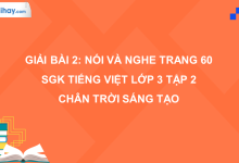 Bài 2: Nói và nghe trang 60 SGK Tiếng Việt 3 tập 2 Chân trời sáng tạo>