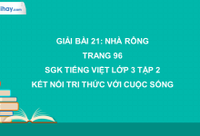 Bài 21: Nhà Rông trang 96 SGK Tiếng Việt lớp 3 tập 2 Kết nối tri thức với cuộc sống>