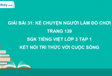 Bài 31: Kể chuyện Người làm đồ chơi trang 139 SGK Tiếng Việt 3 tập 1 Kết nối tri thức với cuộc sống>