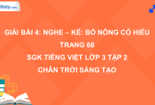 Bài 4: Nghe - kể: Bồ nông có hiếu trang 68 SGK Tiếng Việt 3 tập 2 Chân trời sáng tạo>