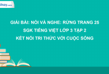 Bài 5: Rừng trang 25 SGK Tiếng Việt 3 tập 2 Kết nối tri thức với cuộc sống>