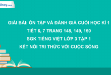 Bài: Ôn tập và đánh giá cuối học kì 1 - Tiết 6, 7 trang 148, 149, 150 SGK Tiếng Việt 3 tập 1 Kết nối tri thức với cuộc sống>