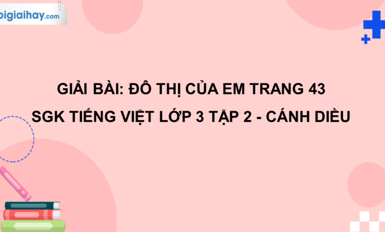 Đô thị của em trang 43 SGK Tiếng Việt 3 tập 2 Cánh diều>