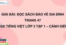 Đọc sách báo về gia đình trang 47 SGK Tiếng Việt 3 tập 1 Cánh diều>