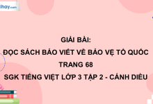 Đọc sách báo viết về bảo vệ Tổ quốc trang 68 SGK Tiếng Việt 3 tập 2 Cánh diều>