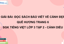 Đọc sách báo viết về cảnh đẹp quê hương trang 6 SGK Tiếng Việt 3 tập 2 Cánh diều>