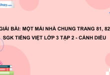 Một mái nhà chung trang 81, 82 SGK Tiếng Việt 3 tập 2 Cánh diều>