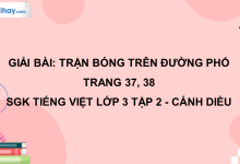 Trận bóng trên đường phố trang 37, 38 SGK Tiếng Việt 3 tập 2 Cánh diều>