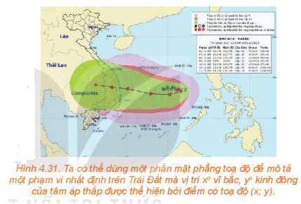 Một bản tin dự báo thời tiết thể hiện đường đi trong 12 giờ của một cơn bão (ảnh 1)