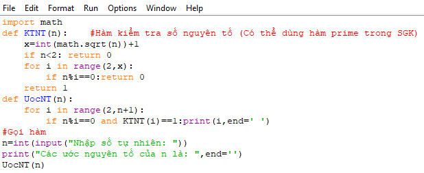 Giải Tin học 10 Bài 26: Hàm trong python - Kết nối tri thức (ảnh 1)