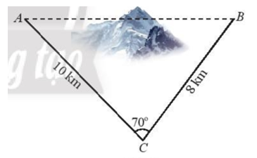 Giải Toán 10 Bài 3: Giải tam giác và ứng dụng thực tế - Chân trời sáng tạo (ảnh 1)