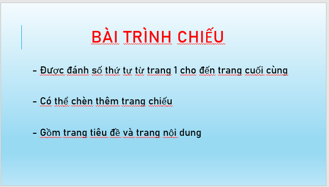 Giải Tin học 7 Bài 13: Thực hành định dạng trang chiếu - Cánh diều (ảnh 1)