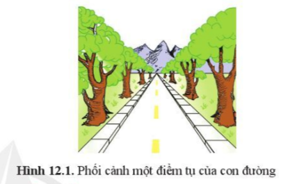 Giải Công nghệ 10 Bài 12: Hình chiếu phối cảnh - Cánh diều (ảnh 1)