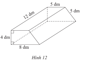 Toán 7 Bài 4: Diện tích xung quanh và thể tích của hình lăng trụ đứng tam giác, lăng trụ đứng tứ giác - Chân trời sáng tạo (ảnh 1)