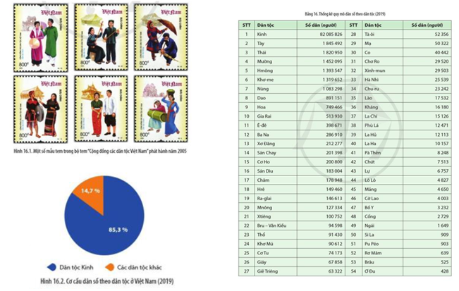 Giải Lịch sử 10 Bài 16: Các dân tộc trên đất nước Việt Nam - Cánh diều (ảnh 1)