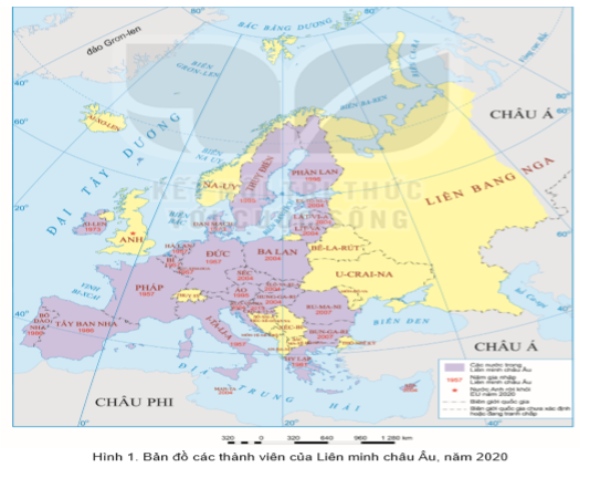Đọc thông tin trong mục 1 và quan sát hình 1, hãy kể tên các nước thành viên (ảnh 1)