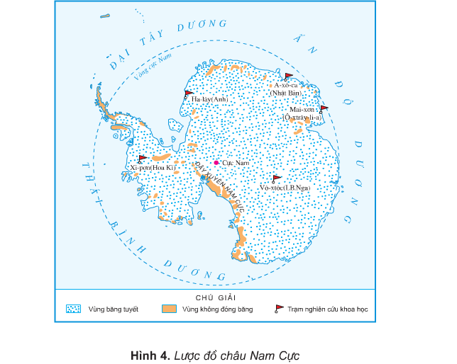 Địa lí lớp 5 Bài 27: Châu Đại Dương và châu Nam Cực (ảnh 1)