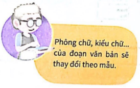 Tin học lớp 5 Bài 3: Chọn kiểu trình bày có sẵn cho đoạn văn bản (ảnh 1)