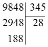 Tìm tích, thương và số dư nếu có: 21 759 . 1 862 (ảnh 1)