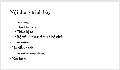 Giải Tin học 7 Bài 11: Tạo bài trình chiếu - Chân trời sáng tạo (ảnh 1)