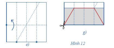 Hướng dẫn cách gấp và cắt giấy hình tam giác đều, hình lục giác đều từ một hình vuông (ảnh 1)