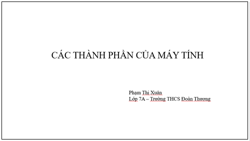 Giải Tin học 7 Bài 11: Tạo bài trình chiếu - Chân trời sáng tạo (ảnh 1)