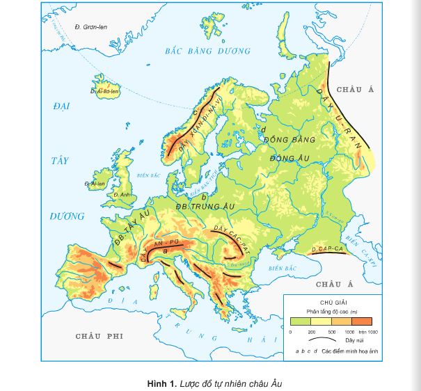 Địa lí lớp 5 Bài 20: Châu Âu (ảnh 1)