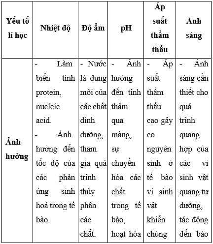 Giải Sinh học 10 Bài 21: Trao đổi chất, sinh trưởng và sinh sản ở vi sinh vật (ảnh 1)