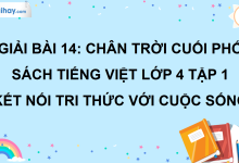 Bài 14: Chân trời cuối phố trang 59 SGK Tiếng Việt lớp 4 tập 1 Kết nối tri thức với cuộc sống>