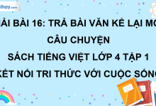 Bài 16: Trả lại bài văn kể lại một câu chuyện trang 68 SGK Tiếng Việt lớp 4 tập 1 Kết nối tri thức với cuộc sống>