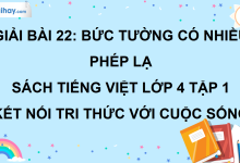 Bài 22: Bức tường có nhiều phép lạ trang 97 SGK Tiếng Việt lớp 4 tập 1 Kết nối tri thức với cuộc sống>