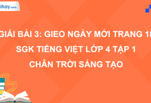 Bài 3: Gieo ngày mới trang 18 SGK Tiếng Việt 4 tập 1 Chân trời sáng tạo>