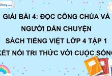 Bài 4: Công chúa và người dẫn chuyện trang 20 SGK Tiếng Việt lớp 4 tập 1 Kết nối tri thức với cuộc sống>