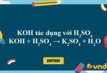 KOH + H2SO4 → K2SO4 + H2O