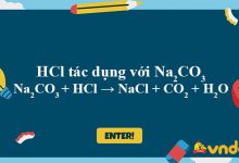 Na2CO3 + HCl → NaCl + CO2 + H2O