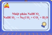 NaHCO3 → Na2CO3 + CO2 + H2O