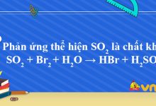 SO2 + Br2 + H2O → H2SO4 + HBr