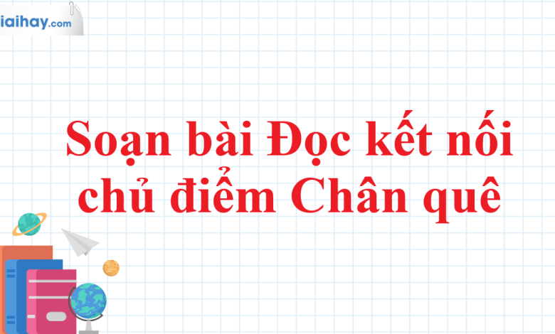 Soạn bài Đọc kết nối chủ điểm Chân quê SGK Ngữ văn 11 tập 1 Chân trời sáng tạo - chi tiết>