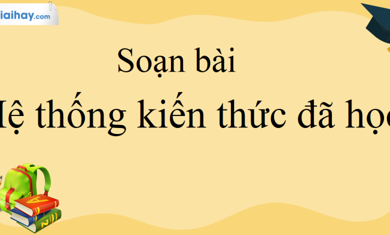 Soạn bài Hệ thống hóa kiến thức đã học - Ôn tập HK2 SGK Ngữ Văn 10 tập 2 Kết nối tri thức - siêu ngắn>