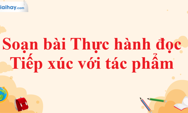 Soạn bài Thực hành đọc Tiếp xúc với tác phẩm SGK Ngữ văn 11 tập 1 Kết nối tri thức - chi tiết>