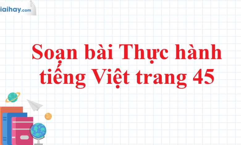 Soạn bài Thực hành tiếng Việt trang 45 SGK Ngữ văn 11 tập 1 Chân trời sáng tạo - chi tiết>