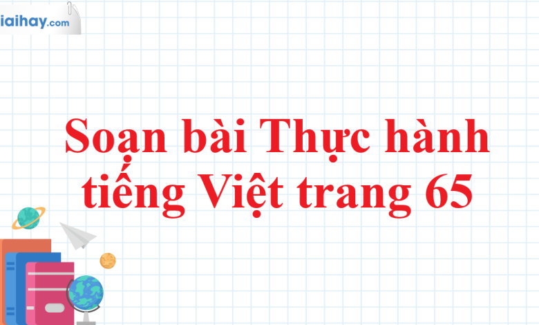 Soạn bài Thực hành tiếng Việt trang 65 SGK Ngữ văn 11 tập 1 Kết nối tri thức - chi tiết>