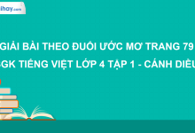 Theo đuổi ước mơ trang 79 SGK Tiếng Việt 4 tập 1 Cánh diều>