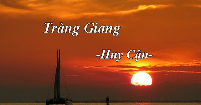 Phân tích khổ cuối bài thơ Tràng Giang của Huy Cận.
